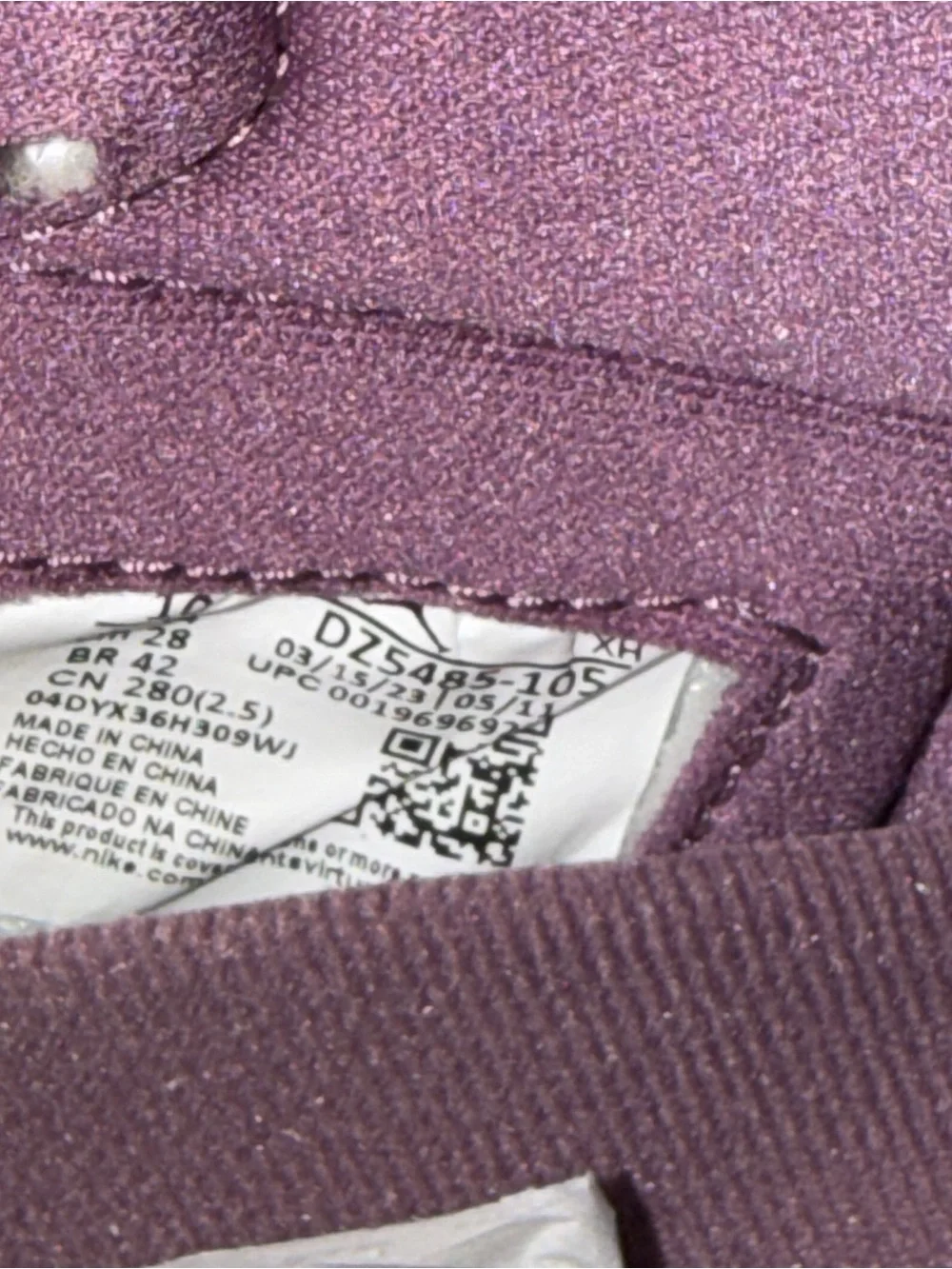Size 10 Jordan 1 Retro OG High Mauve SKU DZ5485-105 Brand New